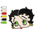 Betty Boop 26 Embroidery Design